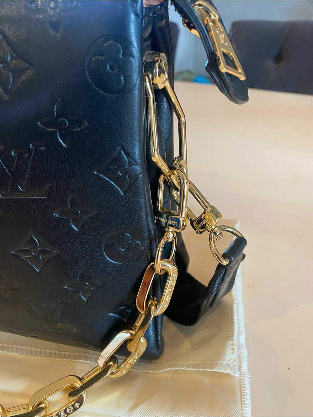 Embossed Monogram Bag - Picture 5 of 8